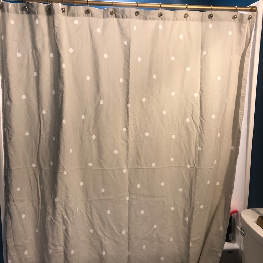 Kate Spade shower curtain Deco Dot